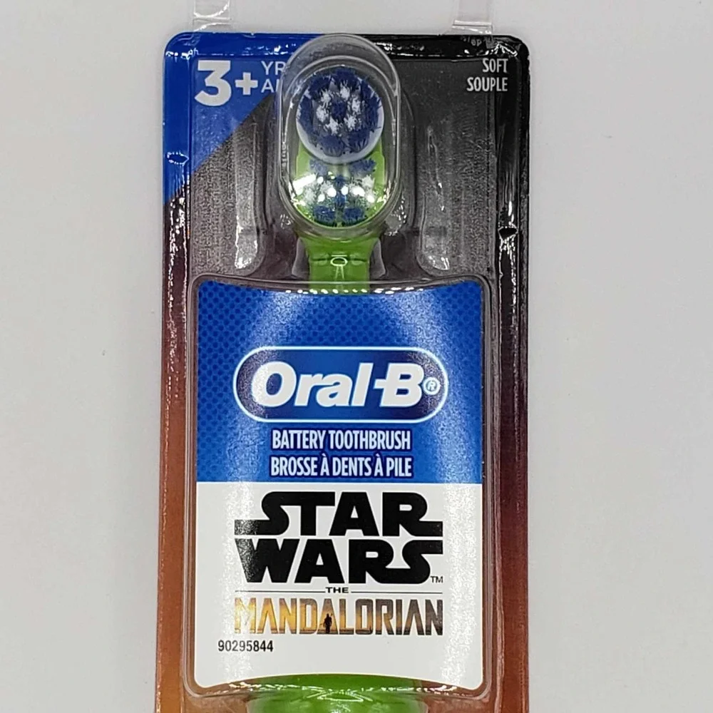 Oral-B Kids Electric Toothbrush The Mandalorian Baby Yoda Star Wars Grogu (2 Pk)